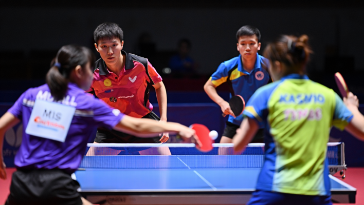 luật bóng bàn đôi