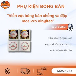 Viền vợt bóng bàn chống va đập Tace Pro Vinyltec 1 hộp 2 viền